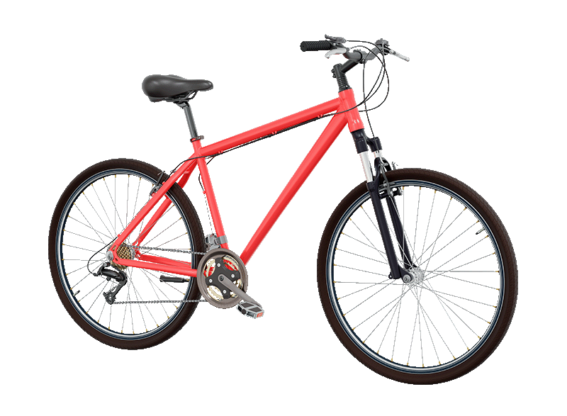 Orange Bicycle